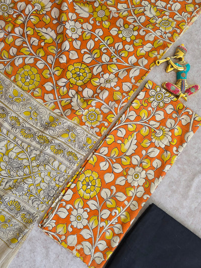 Authentic pure kalamkari cotton set - AK391