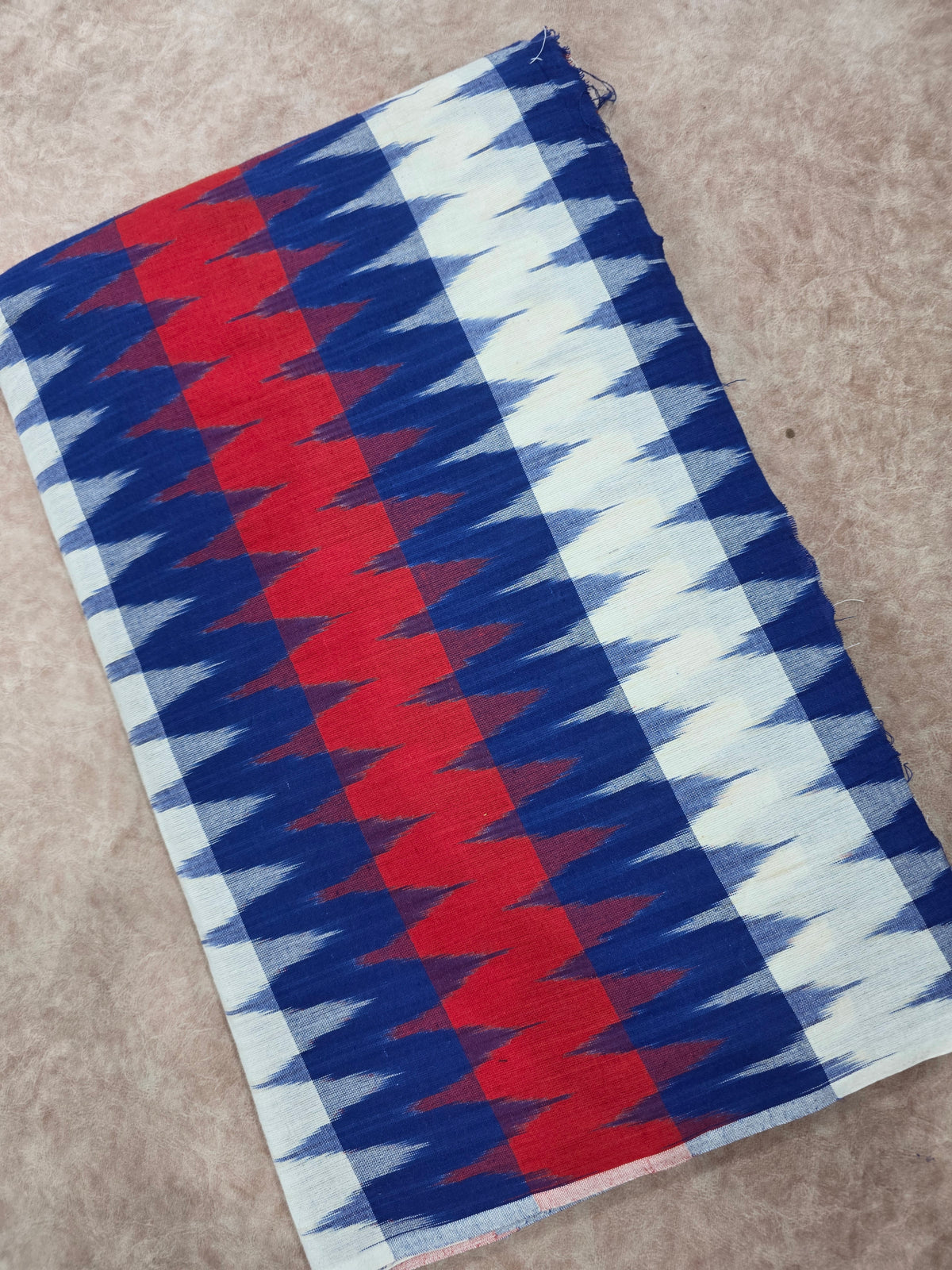 Pochampally rainbow ikkat running material (0.5 meter) -WW706