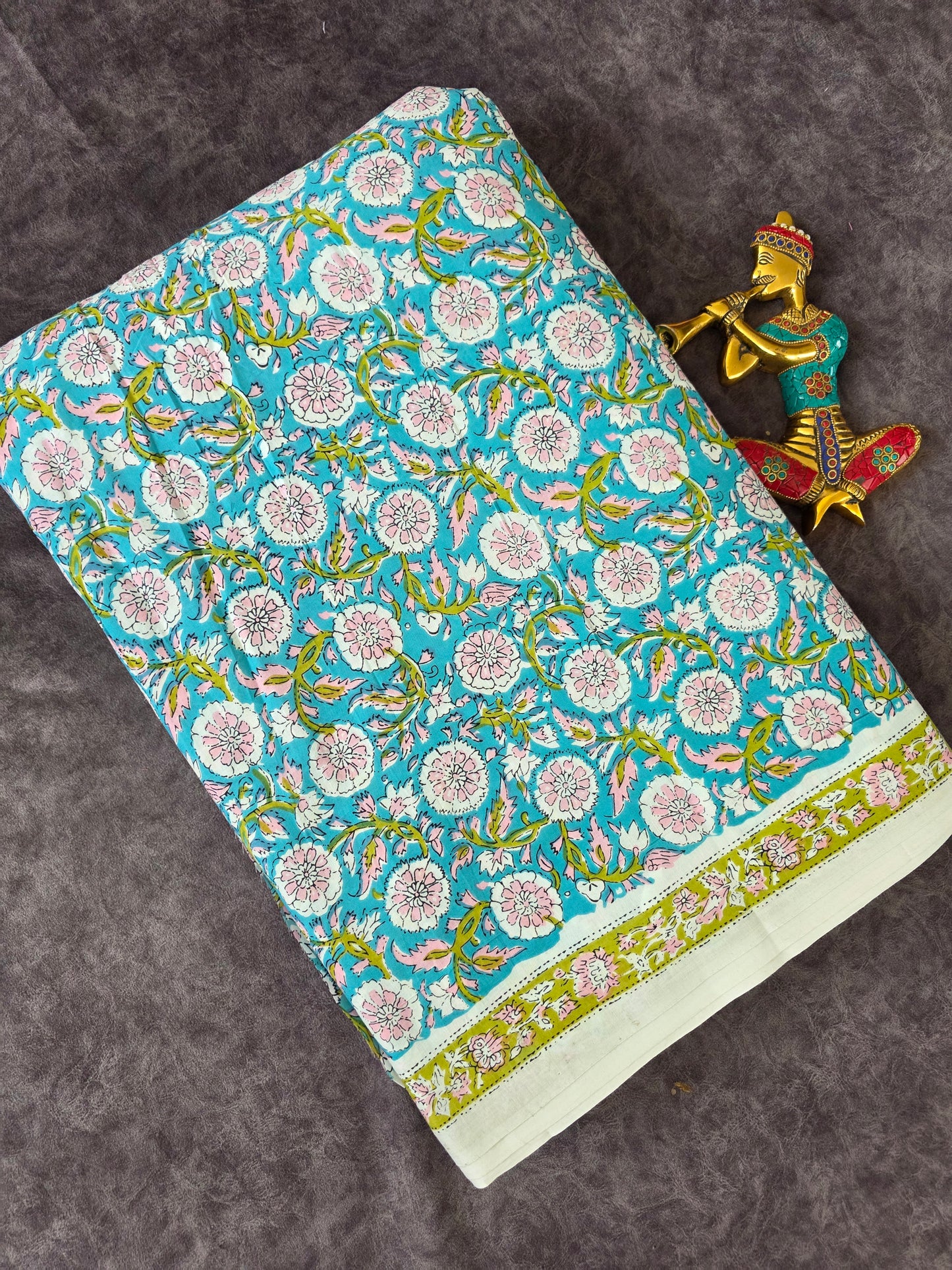 Jaipuri pure cotton running material -JA869