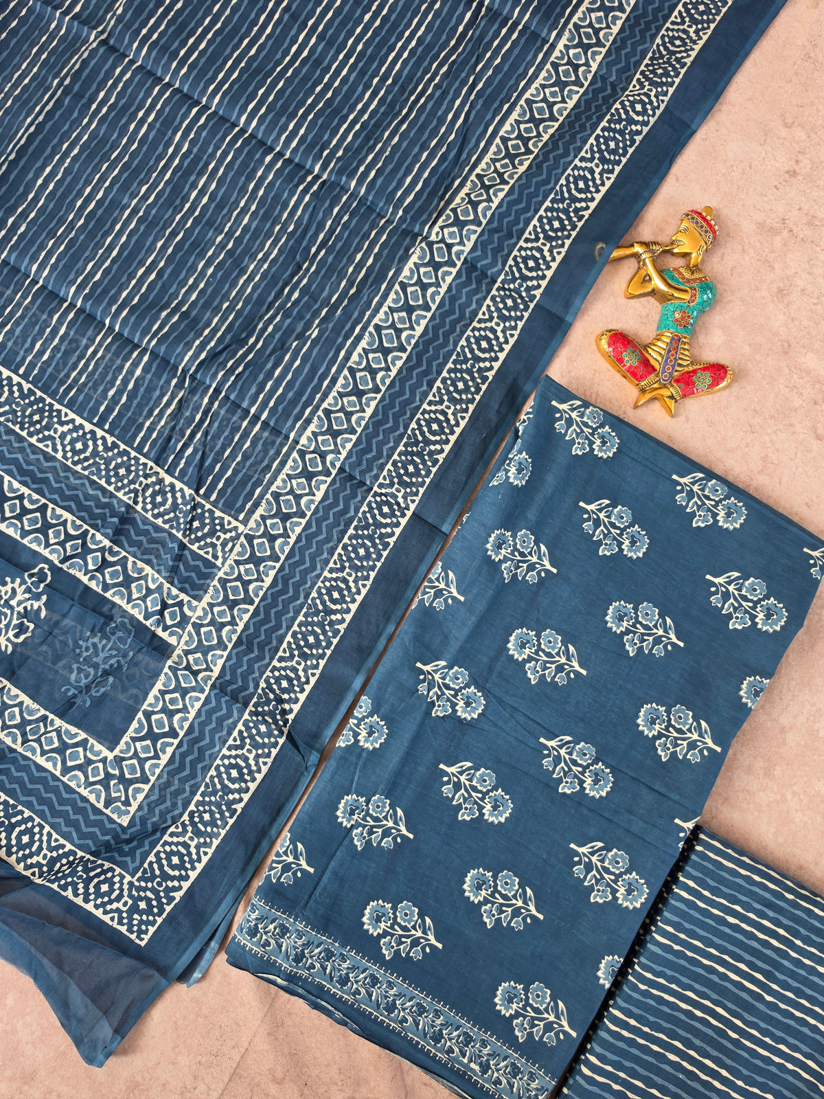 Jaipuri cotton salwar set - JA623
