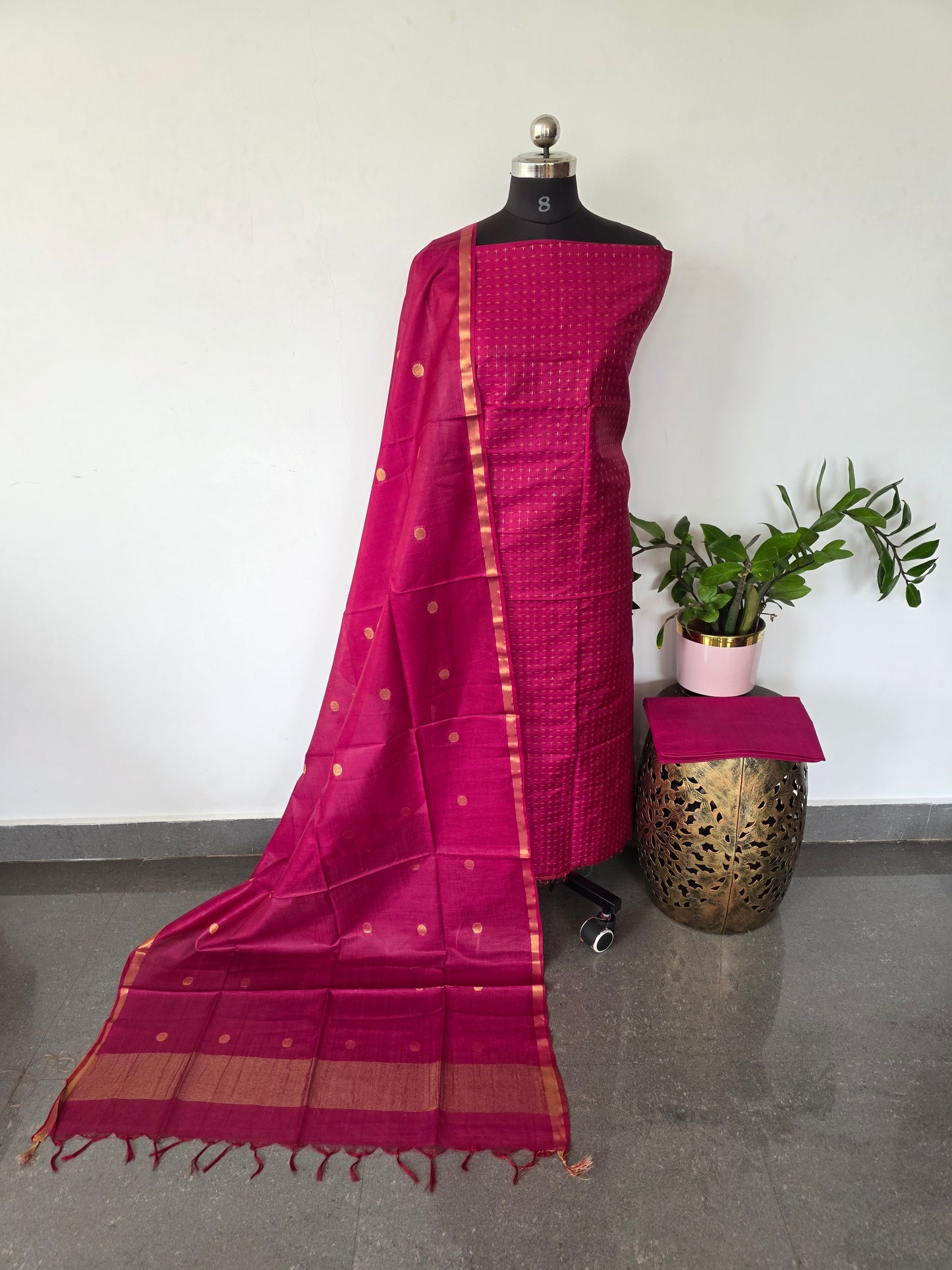 Bhagalpuri katan weaving set - BA493