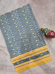 Mercerised warp ikkat saree - WW259