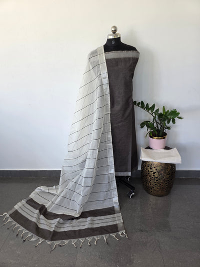 Mangalagiri cotton set with zari border - MAA20
