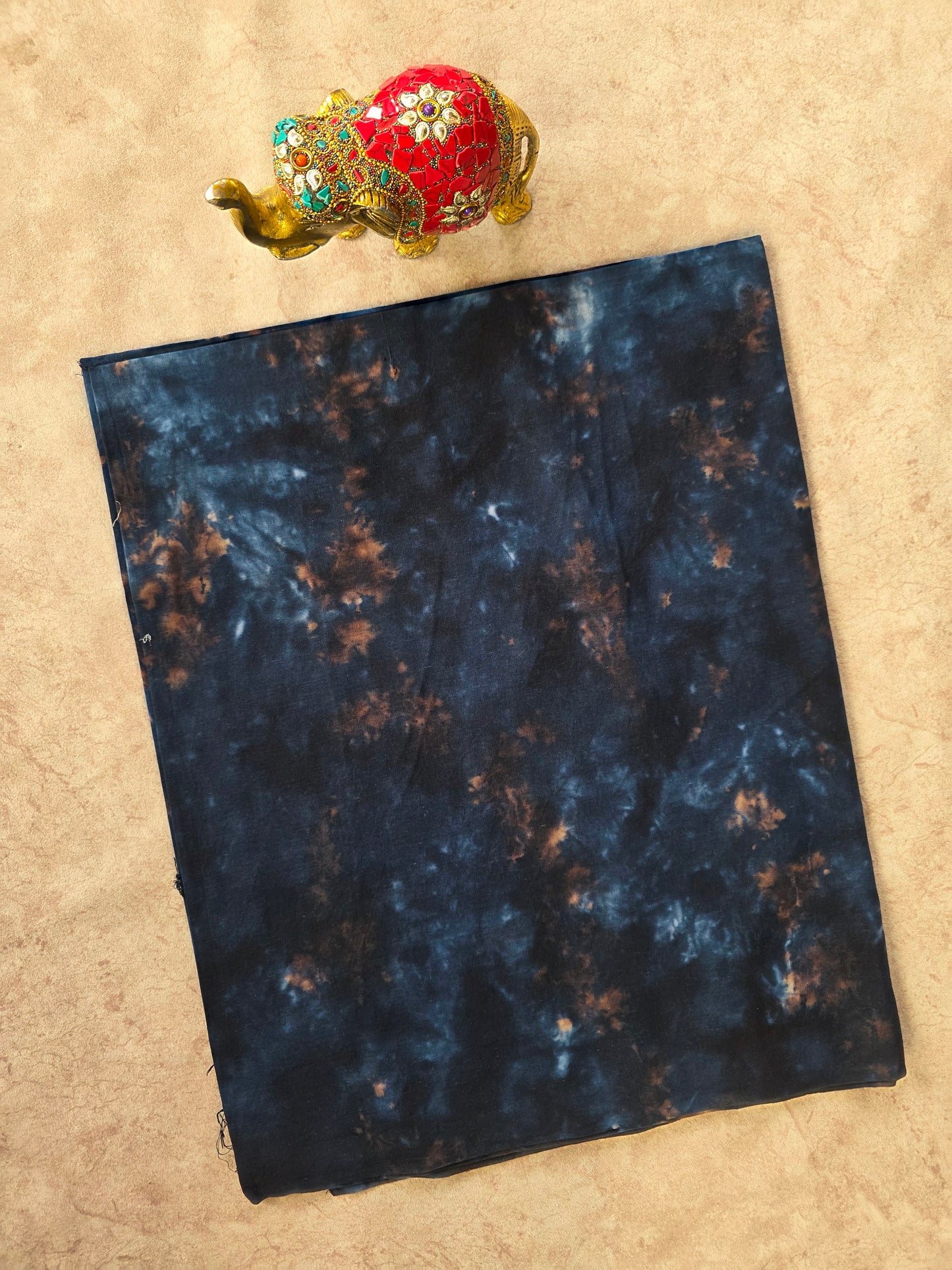 Tie & dye  Batik Nighty/ Kaftan fabric ( approx 3 mtrs ) - NF89
