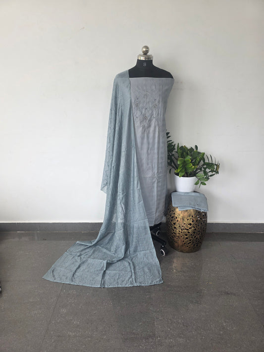 Premium silk cotton set -302