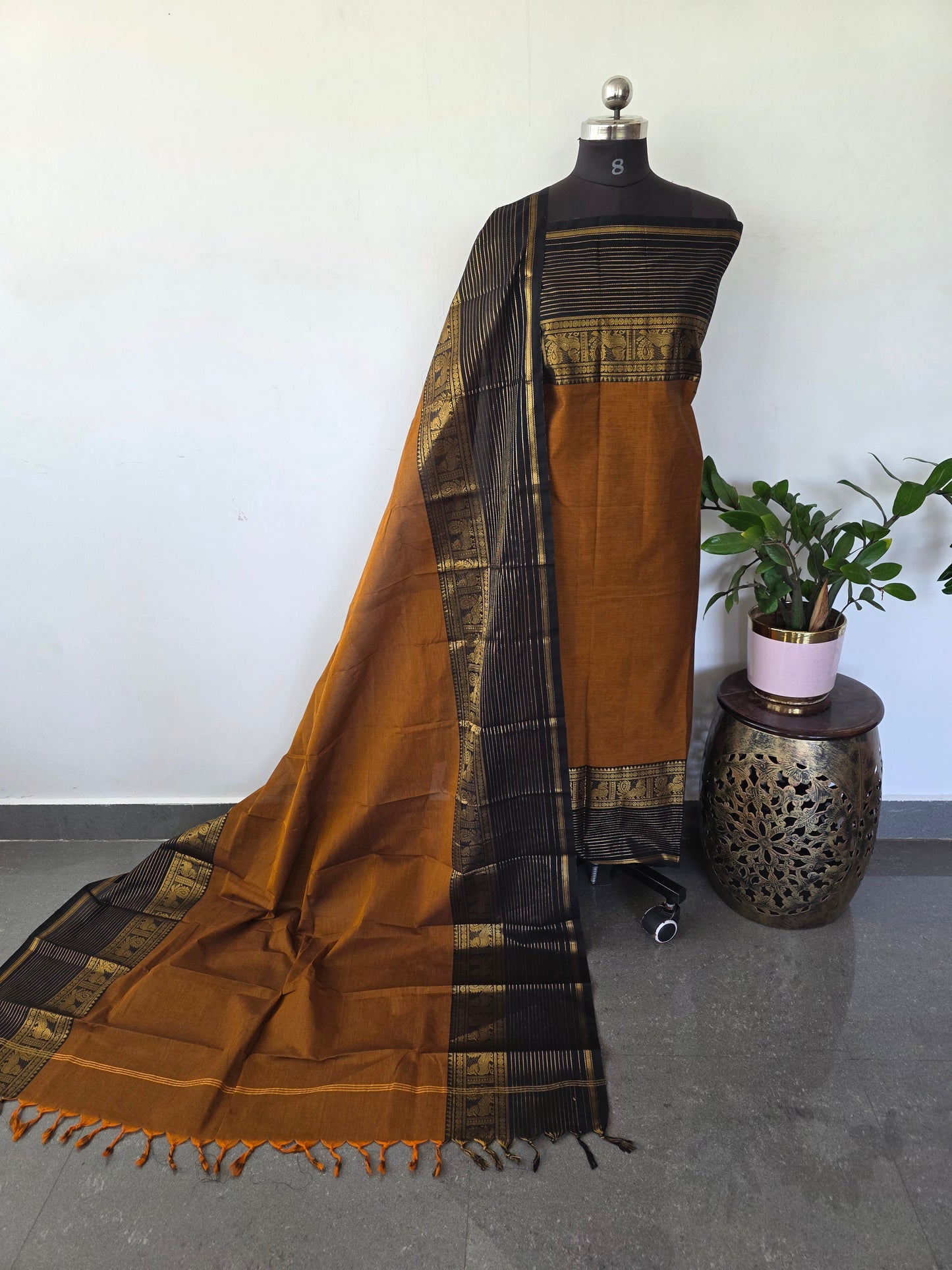 Premium chettinadu cotton salwar set -Ck219