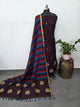 Handloom linen jamdhani set -JMM413