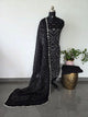 Handcrafted bandhani cotton set(Black)  -B152