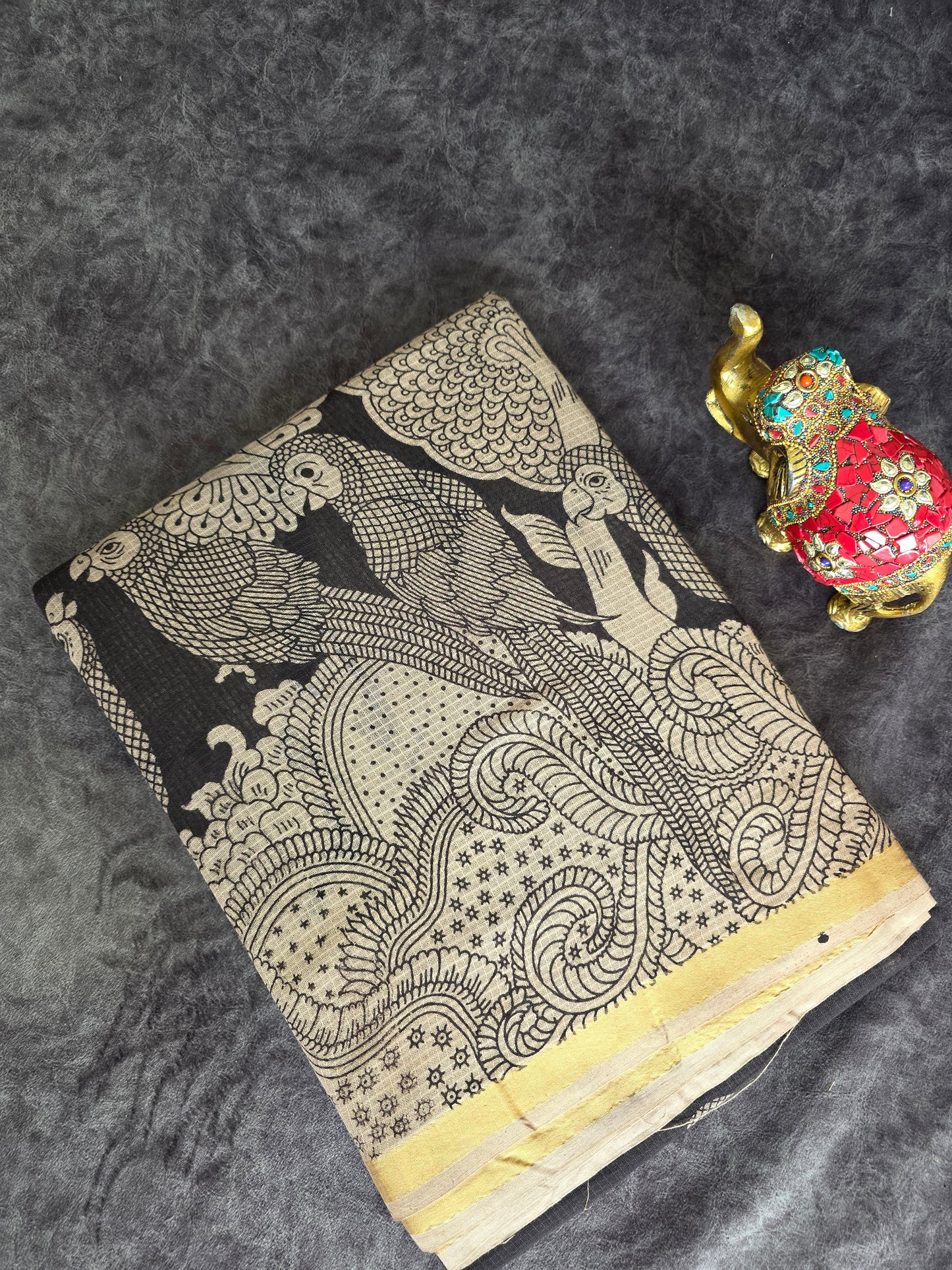 Authentic Kota kalamkari saree - AK147
