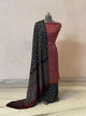Handcrafted Rajasthan ajrakh modal silk set (3 pc) - HZ269