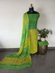 Handblock georgette salwar set -GE247