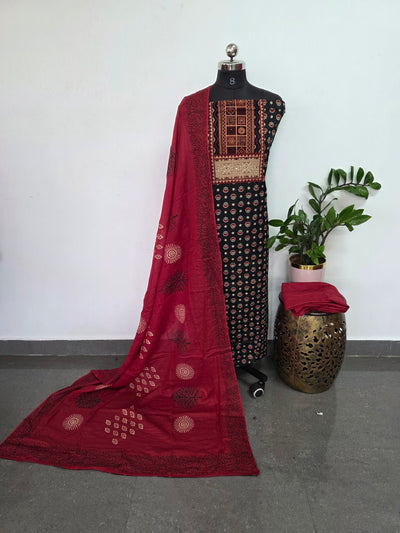 Ajrakh cotton set - BA268