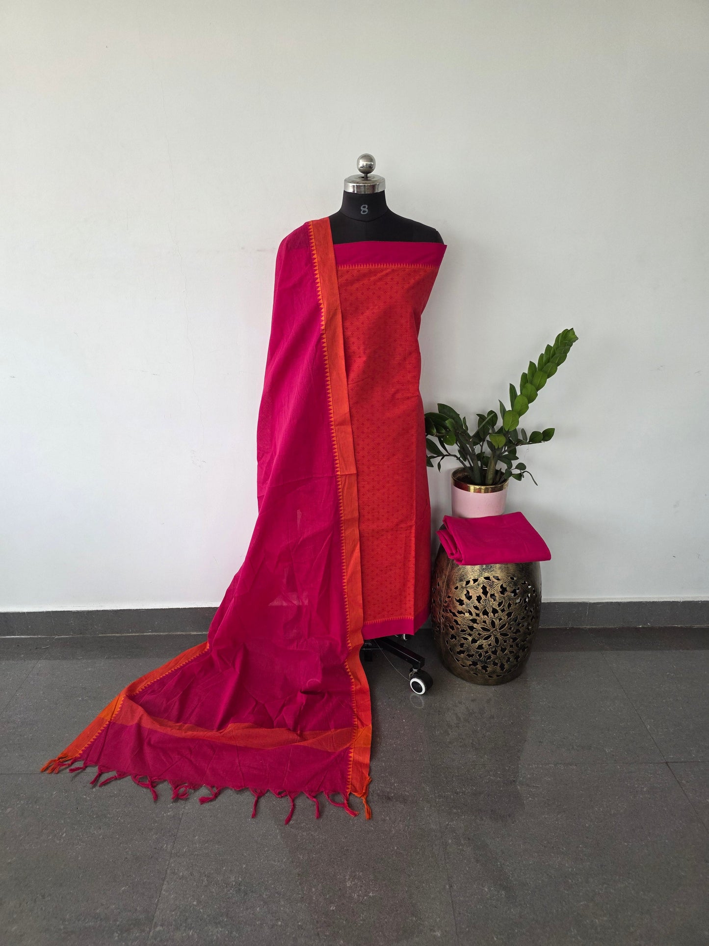 Dobby butta south cotton set - PCS20