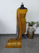Handcrafted bandhani modal  salwar set with lagdi patta pallu - B122