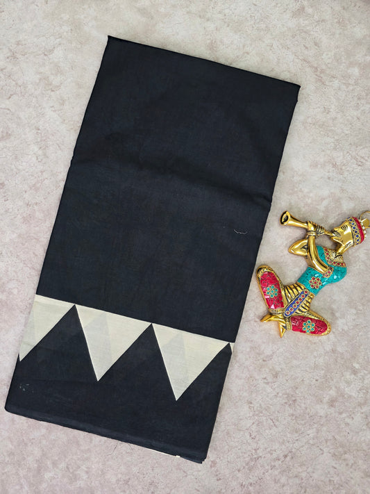 Handblock Jaipuri pure cotton saree - JA537