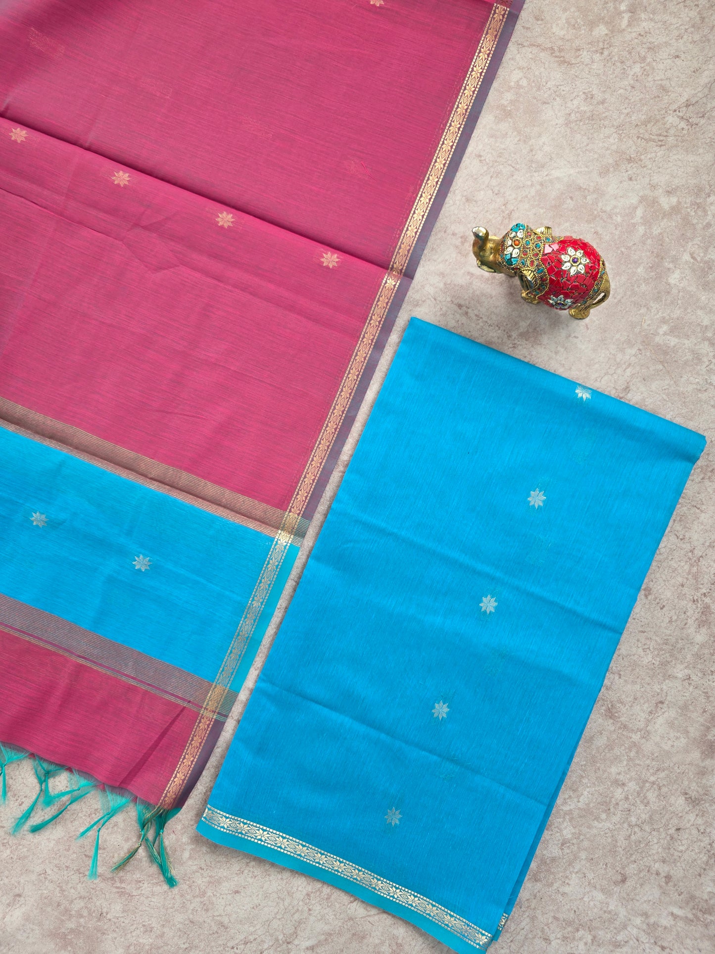 Semi Maheshwari silk salwar set - SM77