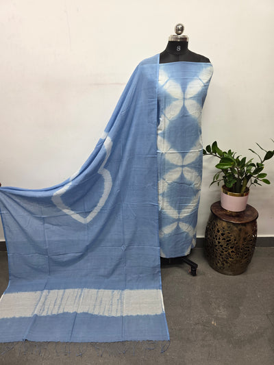 Mul cotton clamp-dyed salwar set - BAA81