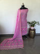 Premium handloom linen Tulip jamdhani set - JMM510