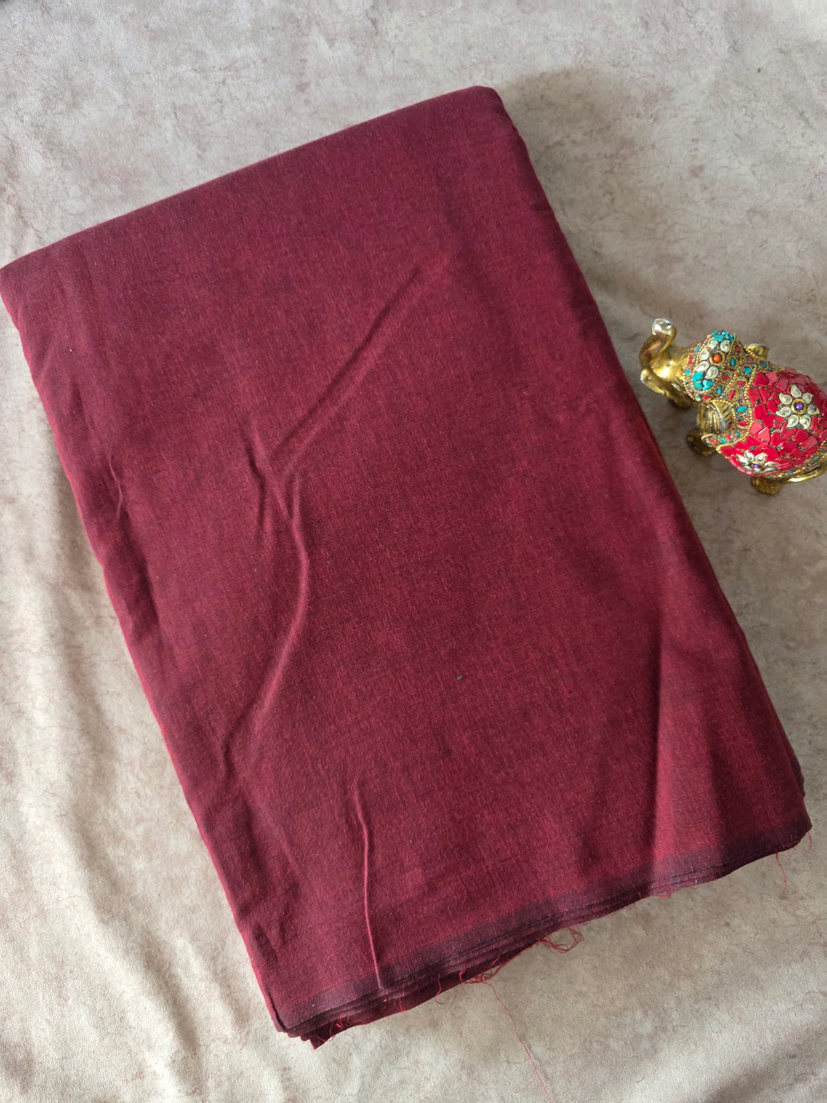 Plain pure cotton running fabric-HRM455