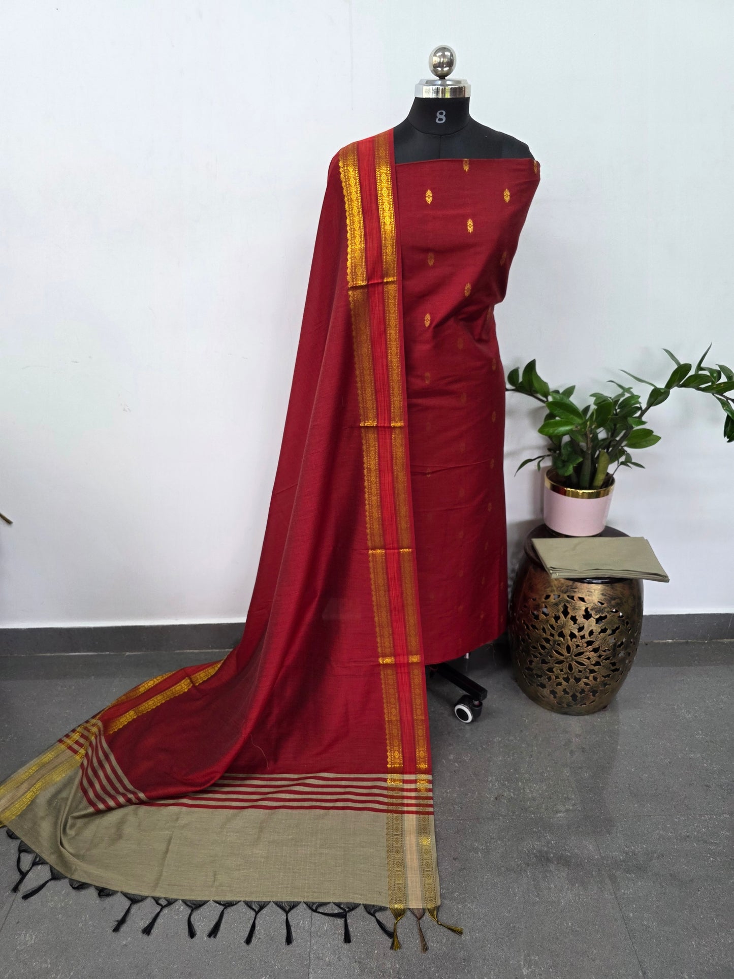 Softy silk jari butta set - RW23