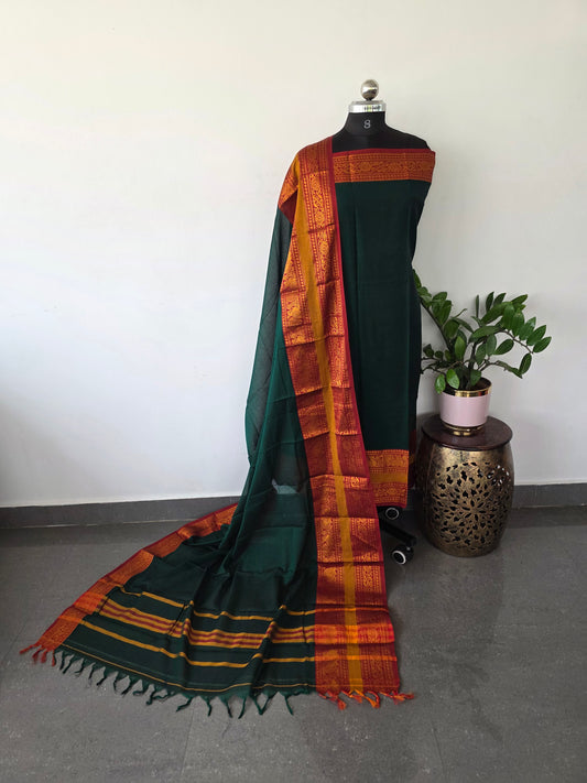 Premium narayanapet with kanchi border (2.5 mtrs )- NA190