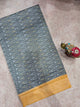 Mercerised warp ikkat saree - WW281