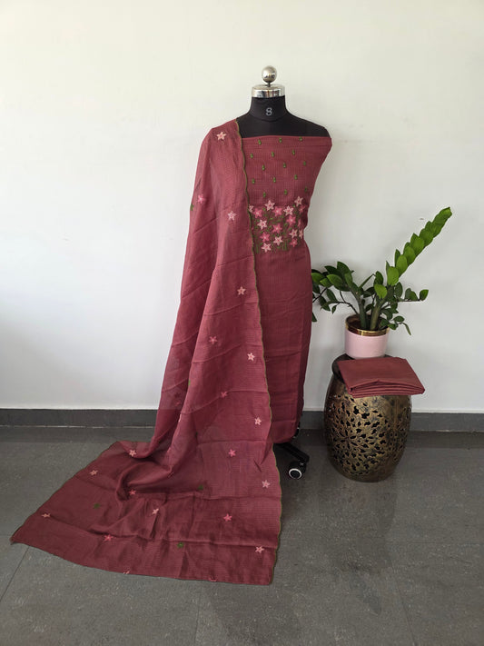 Embroidery Kota salwar set - KV19
