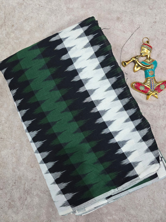 Pochampally rainbow ikkat running material (0.5 meter) - NV505