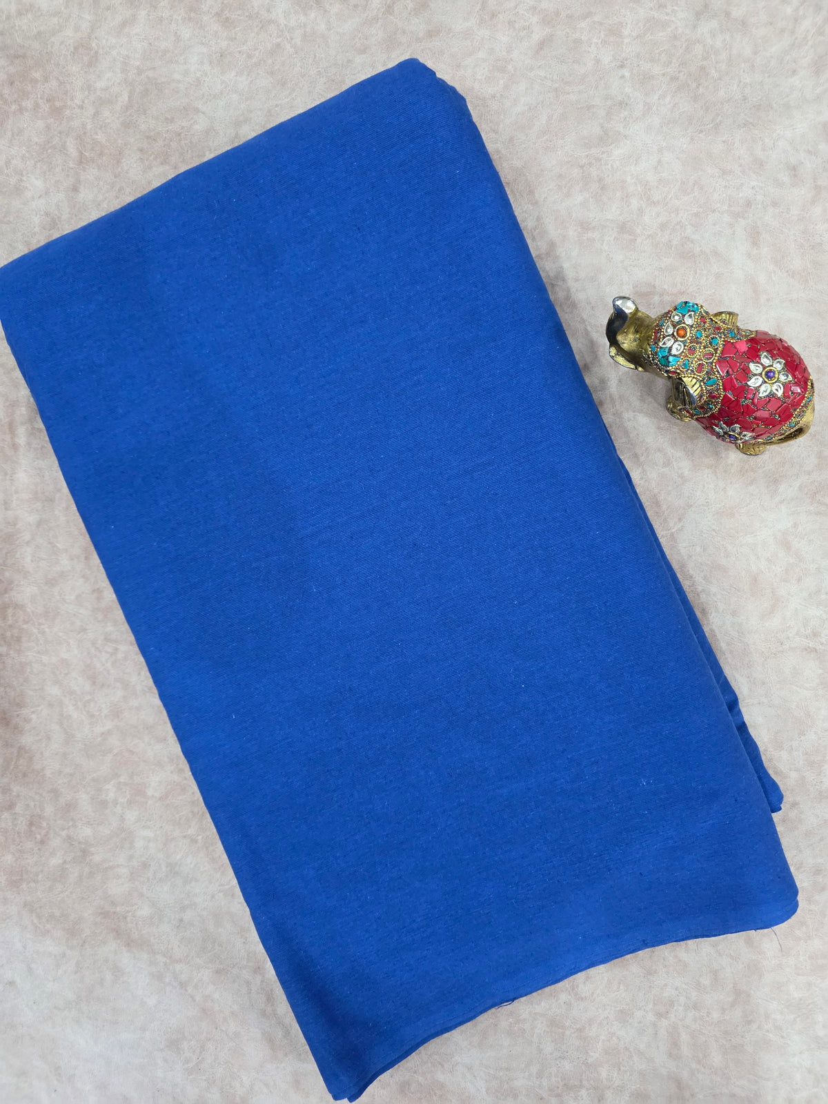Plain ikkat cotton fabric -WW385