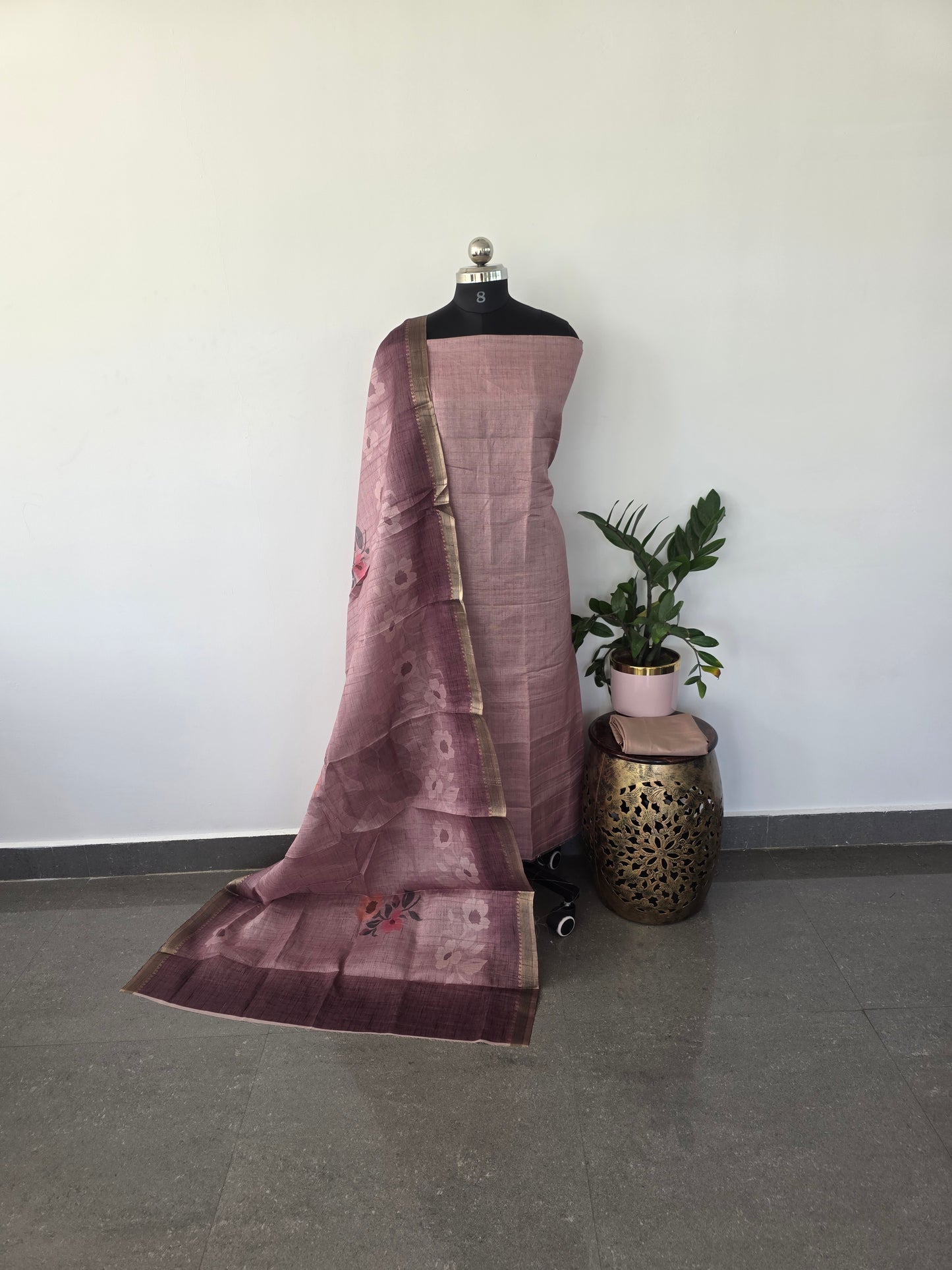 Fancy tussar silk set - 10