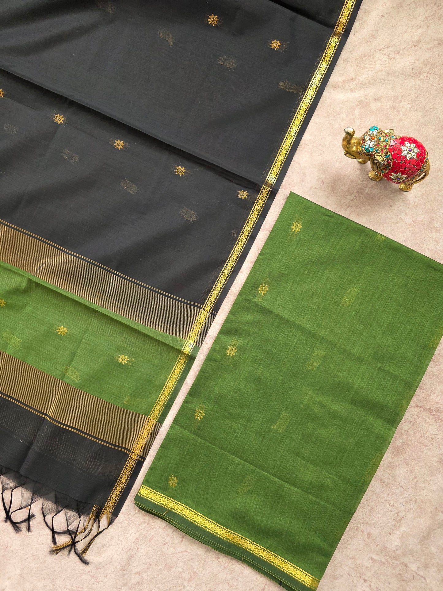 Semi Maheshwari silk salwar set - SM108