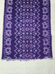 Handloom  mercerised weft ikkat duppatta  - WW698