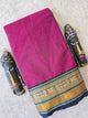 Chettinadu cotton running material with thread border- CRM11