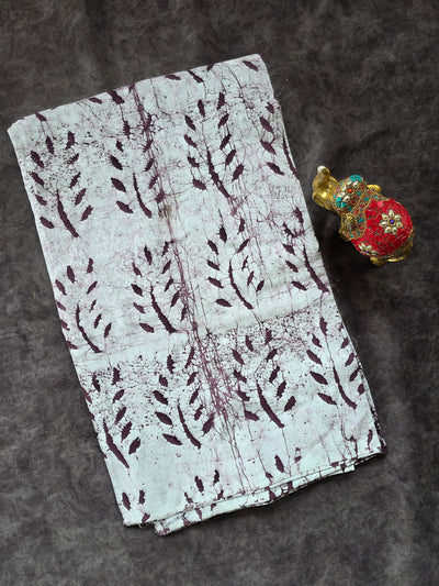 Handcrafted batik cotton running material - HB1