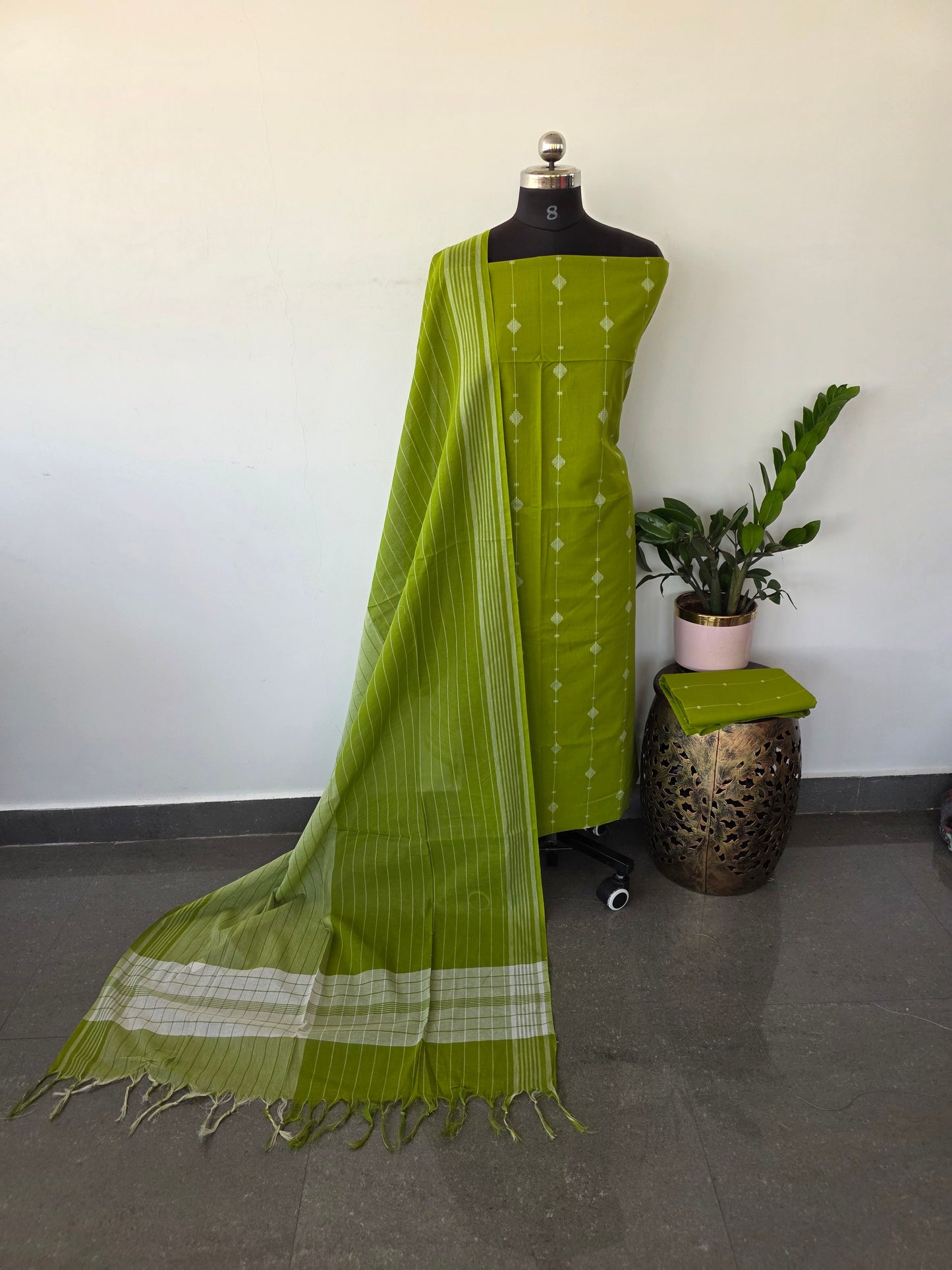 Prewashed Pure handloom south cotton set -HJ8