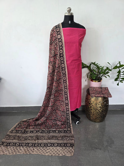 Handblock kalamkari cotton set -AK447