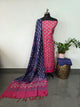 Bhagalpuri katan discharge print salwar - BA412