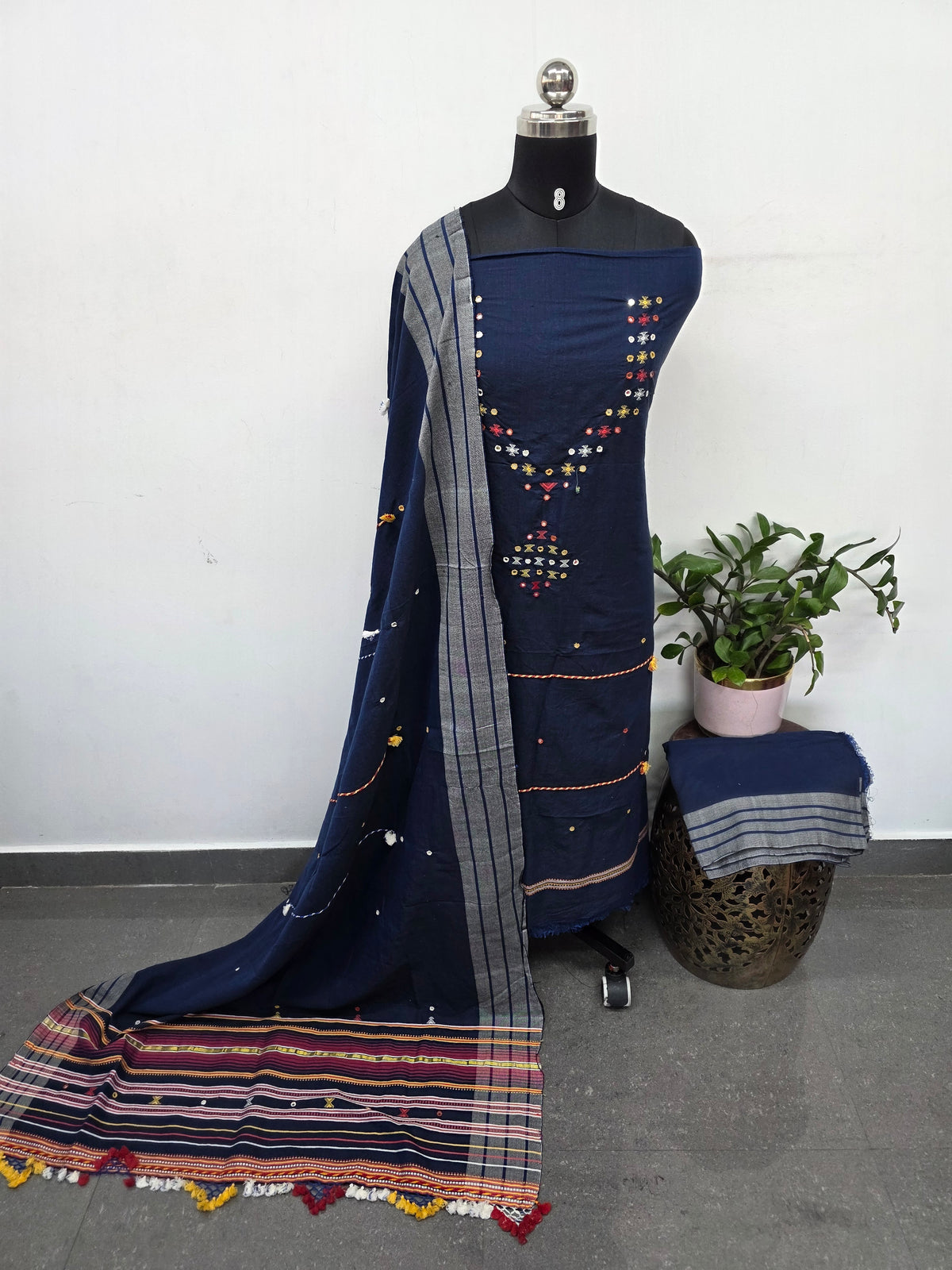 Bhujodi handloom soft cotton suit-  HZ304