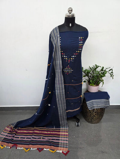Bhujodi handloom soft cotton suit-  HZ304