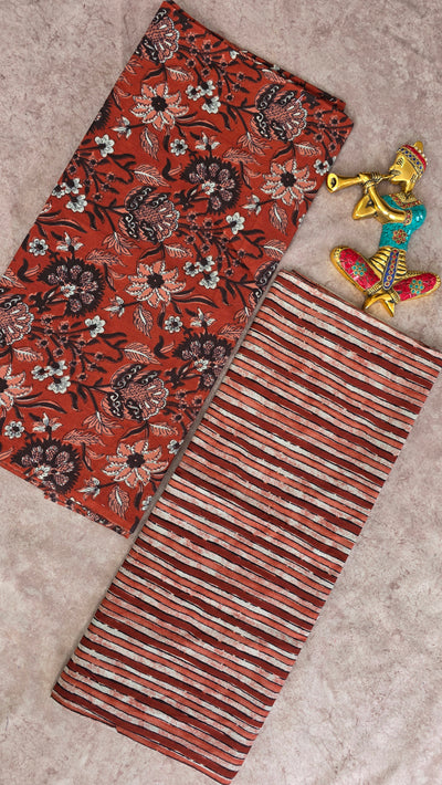 Jaipuri pure cotton cords set - JA847