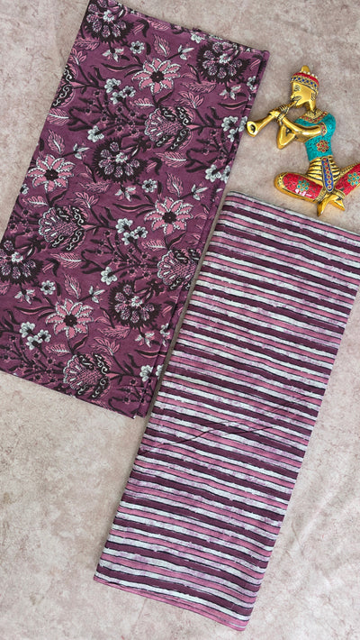 Jaipuri pure cotton cords set - JA848