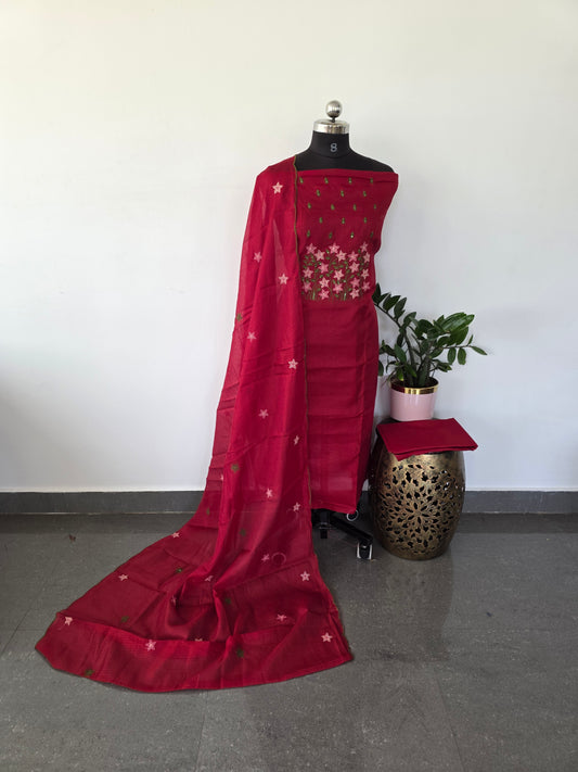 Embroidery Kota salwar set - KV13