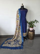 Gap border Checked chennuri kalamkari silk set-AK626