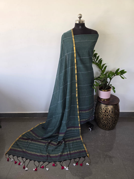Premium mul khadi sequence work set - MUL207