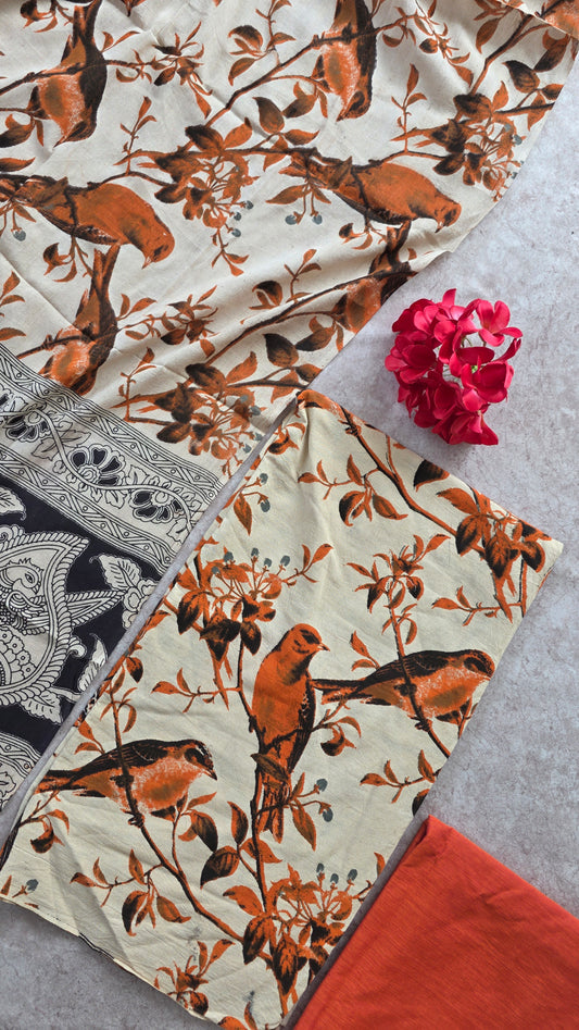 Authentic pure kalamkari cotton set - AL63