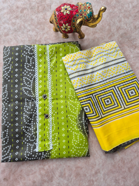 Slub cotton set - D74