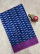 Mercerised warp ikkat saree - WW295