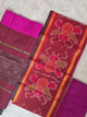 Pochampally sico set with ikkat damn - SD498