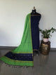 Semi Maheshwari silk set(Blue)-SM402