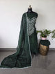 Handcrafted bandhani cotton set  -B192